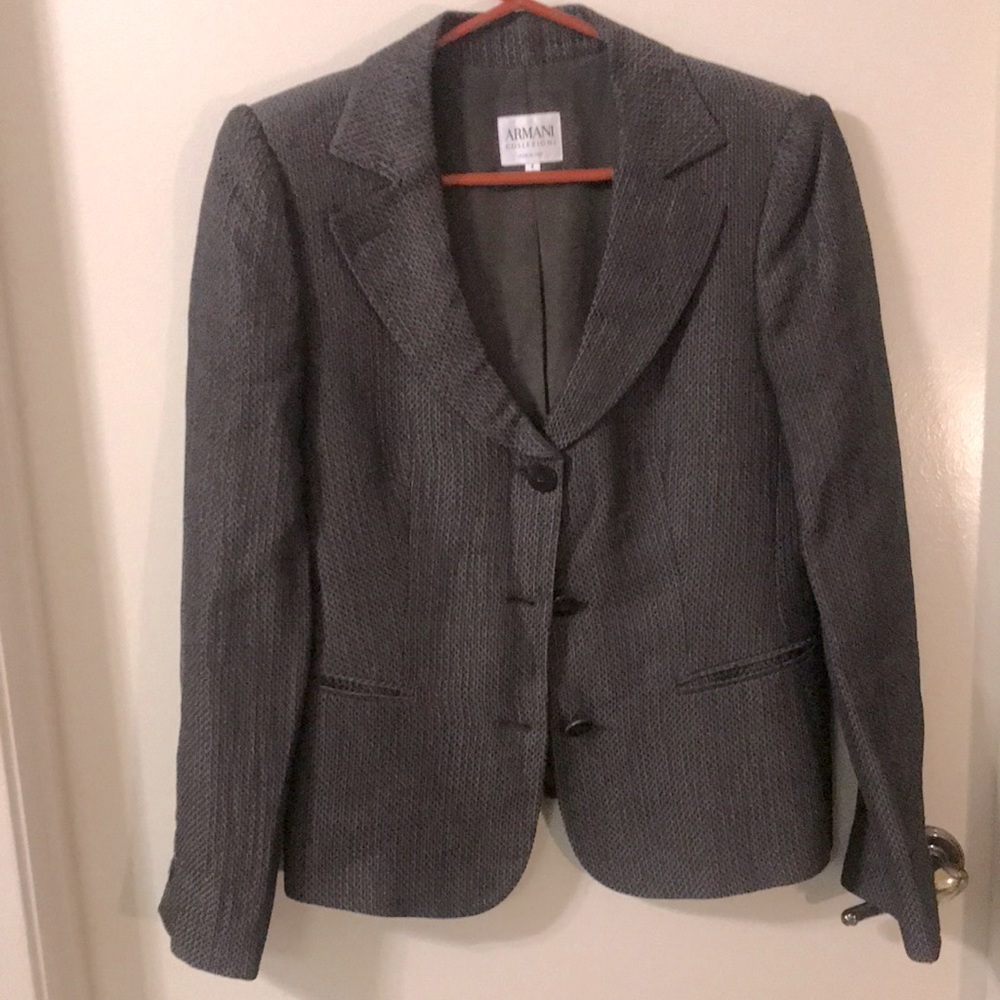 Armani Collezioni Women’s Tweed Blazer Size 4